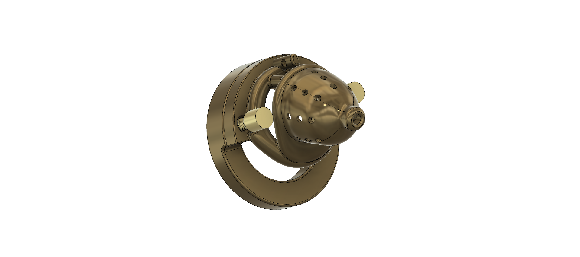 V2.0 Men's Simulated Penis Chastity Cage